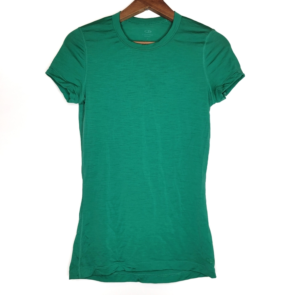Icebreaker | Sprite Short Sleeve Crew Tee Lucky Green Small